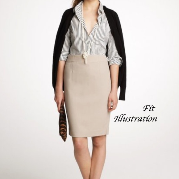 J Crew "The Pencil Skirt" - Raspberry/Plum Size 00P - Picture 10 of 10